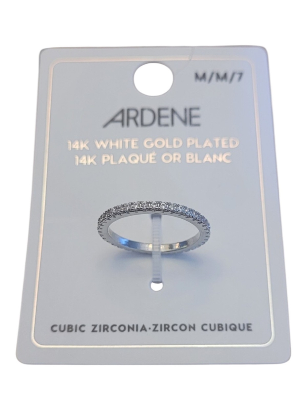 🥳5/$25!🥳 Ardene Silver-Tone Cubic Zirconia Eternity Band